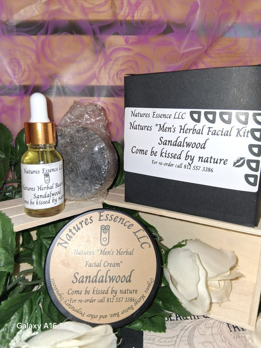 Natures Herbal Men's Face/Beard Kit