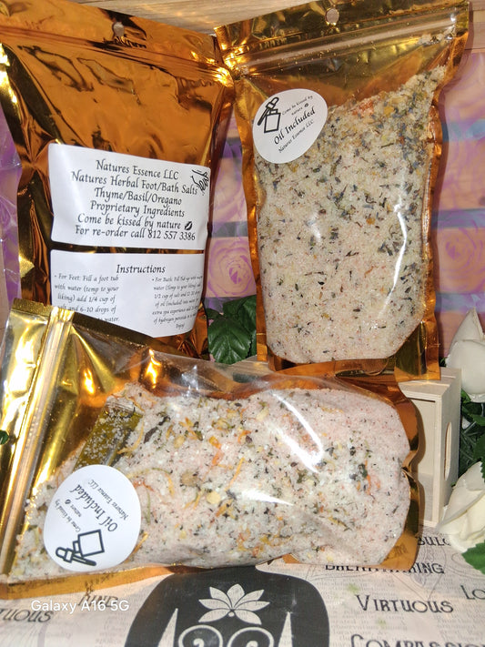 Natures Herbal Himalayan Pink/Dead Sea Salt Foot/Bath